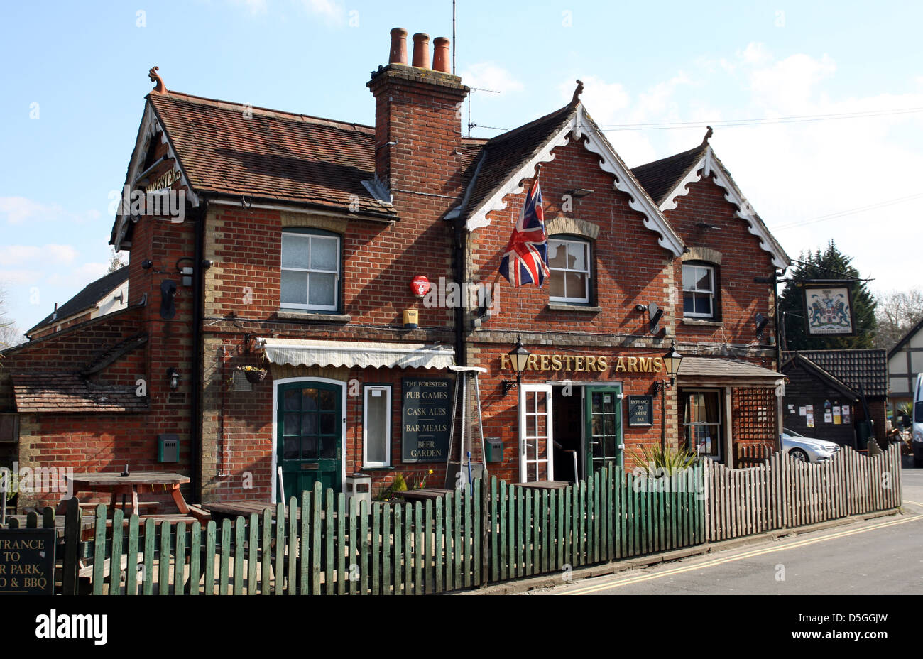 Foresters Arms Pub Brockenhurst New Forest Hampshire Uk - 