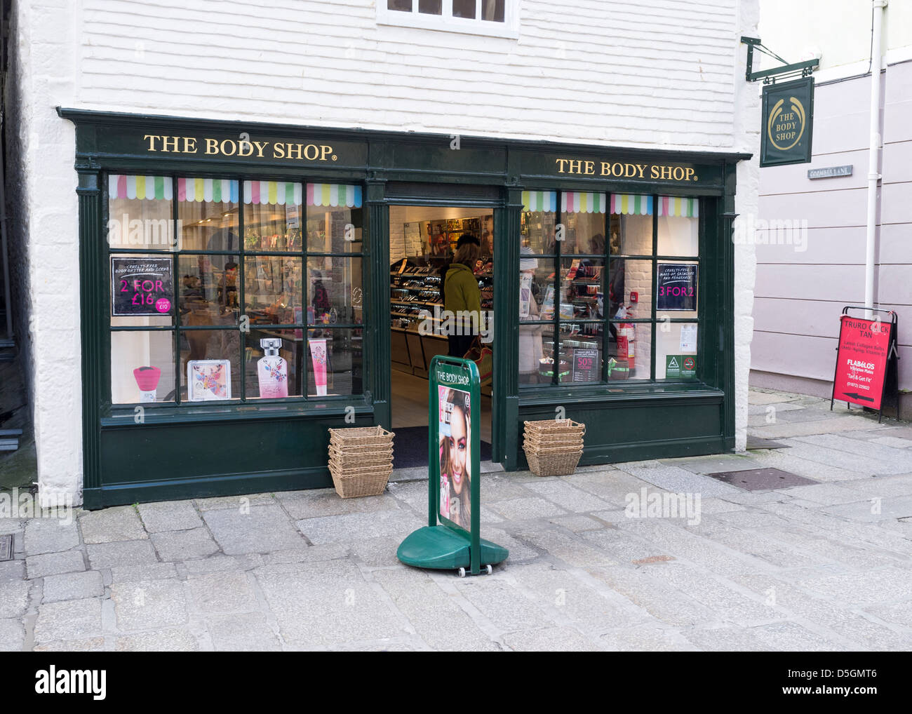 The Body Shop on Pydar Street, Truro Stock Photo Alamy