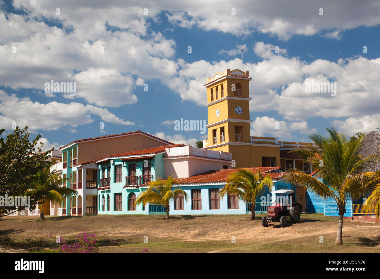 Cuba, Sancti Spiritus Province, Trinidad, Playa Ancon beach, Hotel Brisas Trinidad del Mar Stock Photo