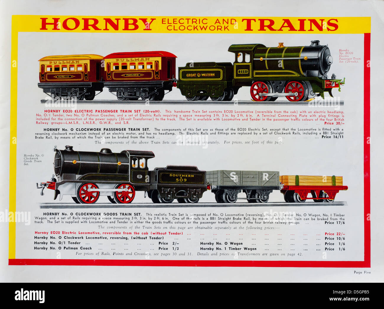 hornby clockwork train