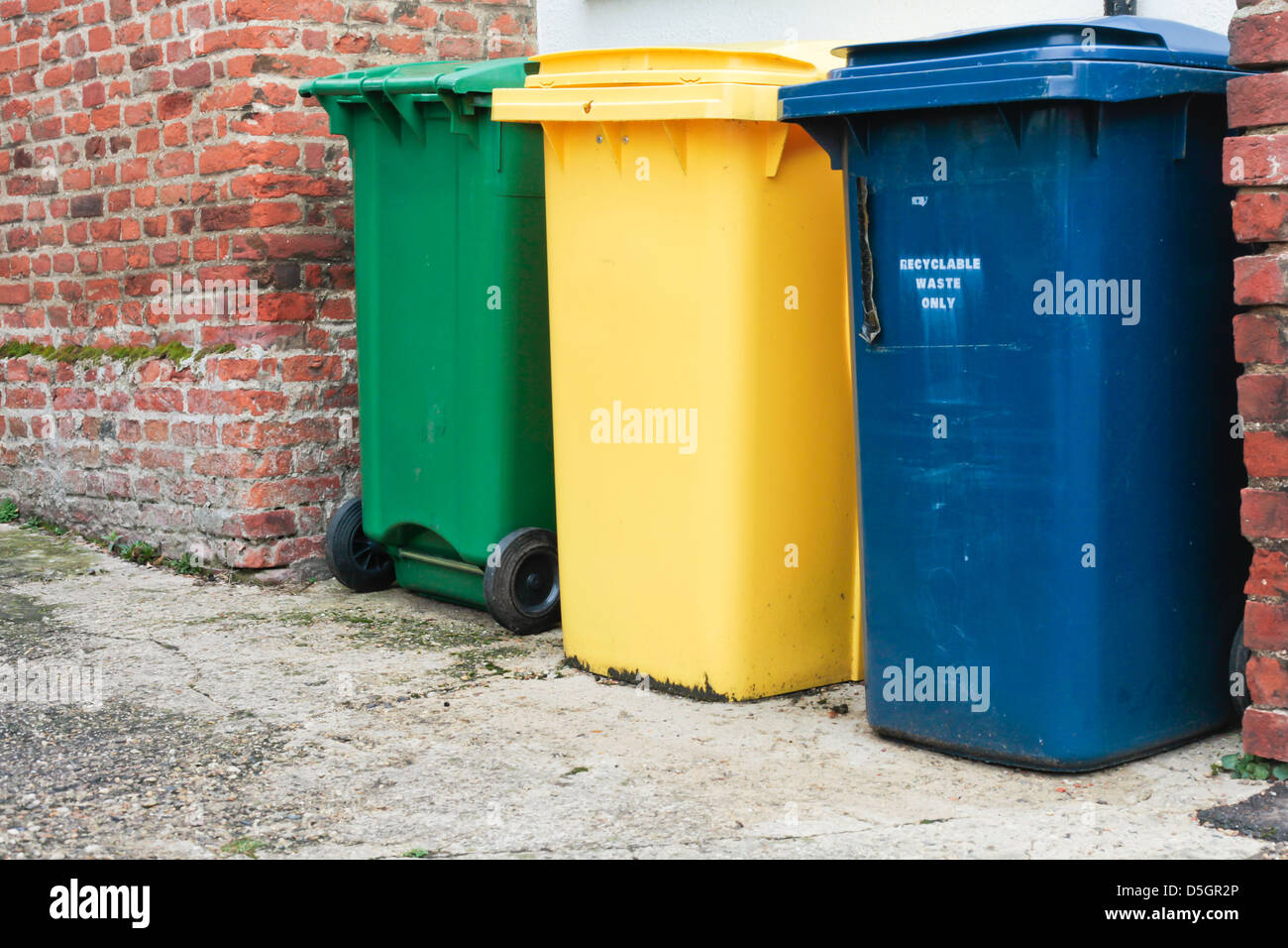 Three recycling bins hires stock photography and images Alamy