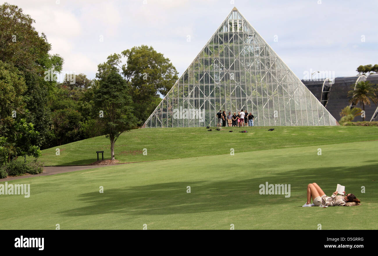 Tropical Centre in the Royal Botanic Gardens of Sydney Stock Photo