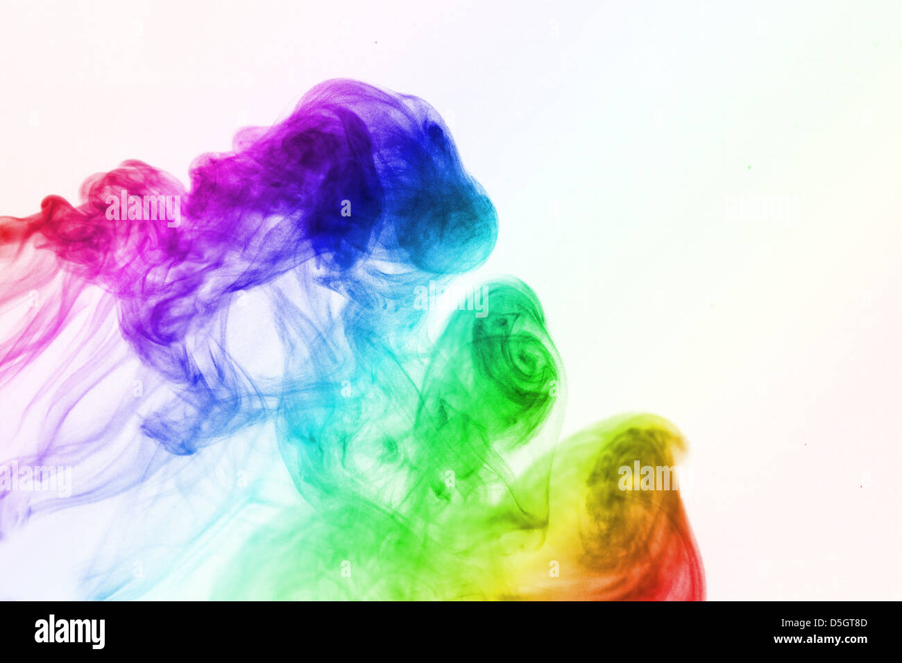 colorful smoke backgrounds Stock Photo