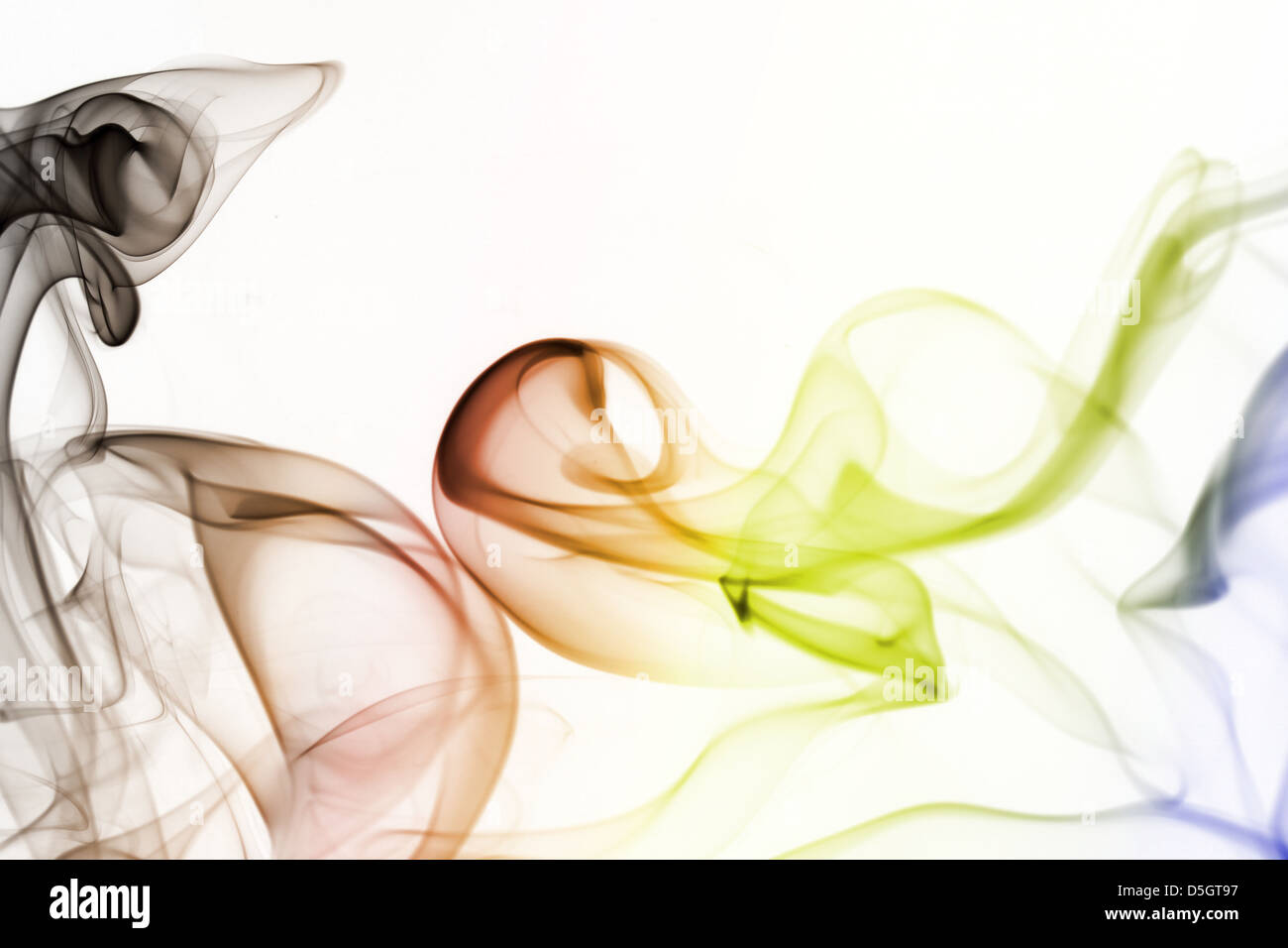 colorful smoke backgrounds Stock Photo