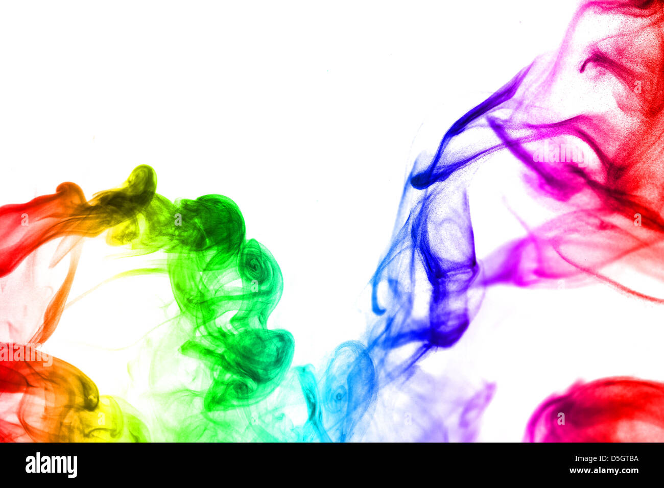 colorful smoke backgrounds Stock Photo