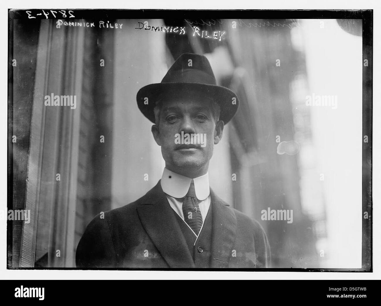 This image shows Dominick Riley, a figure associated with police corruption within the New York City Police Department (NYPD). The photograph reflects issues surrounding law enforcement integrity in early 20th-century America. Stock Photo