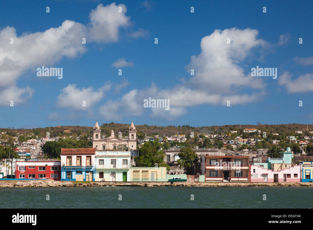Cuba, Matanzas Province, Matanzas, town waterfront, Bahia de Matanzas