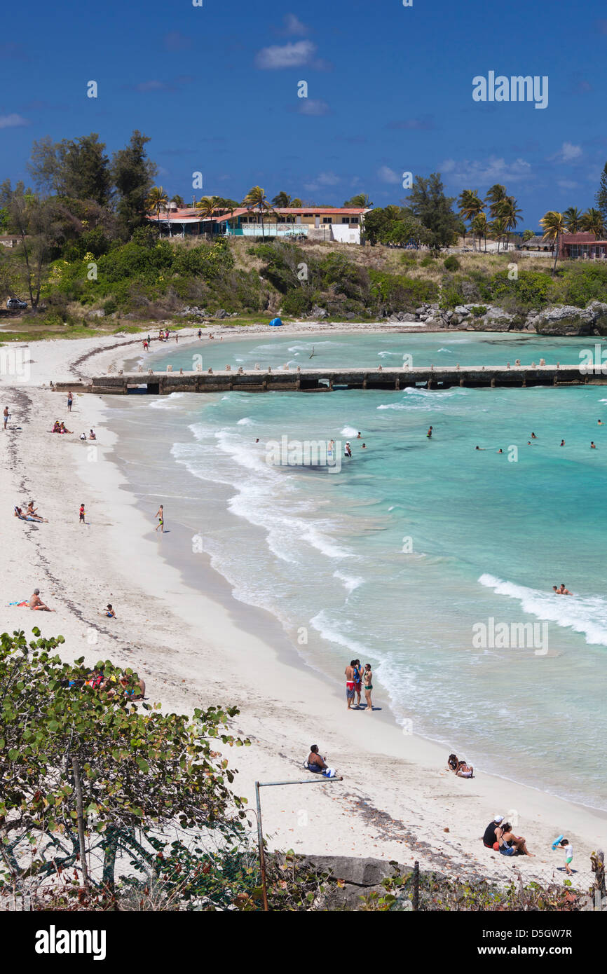 Cuba, Havana Province, Playas del Este, Playa Jibacoa beach Stock Photo