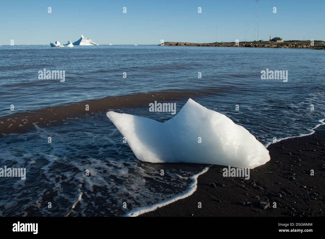 Greenland iceberg on the beach hi-res stock photography and images - Alamy