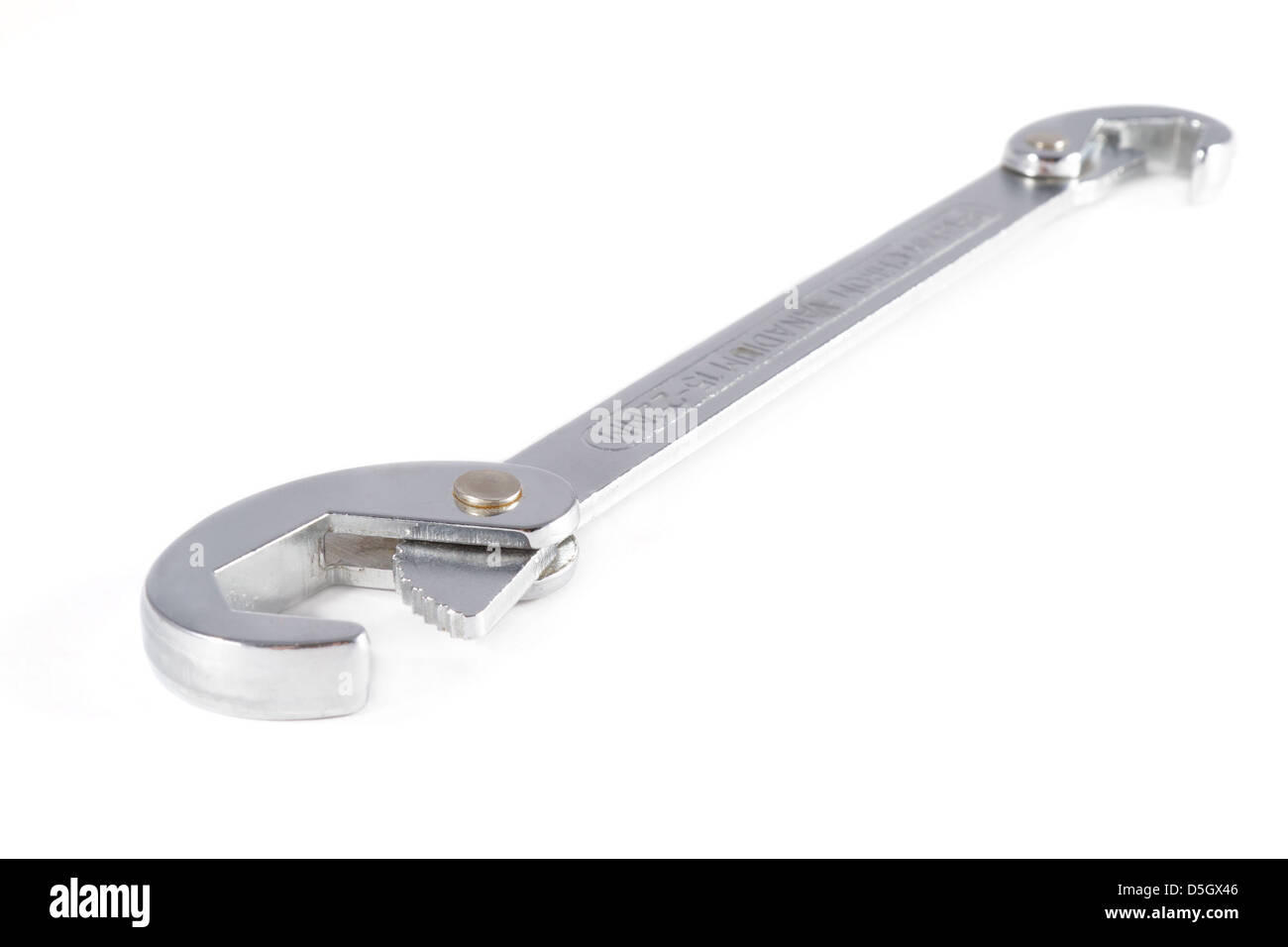 Work Tool - spanner on a white background Stock Photo