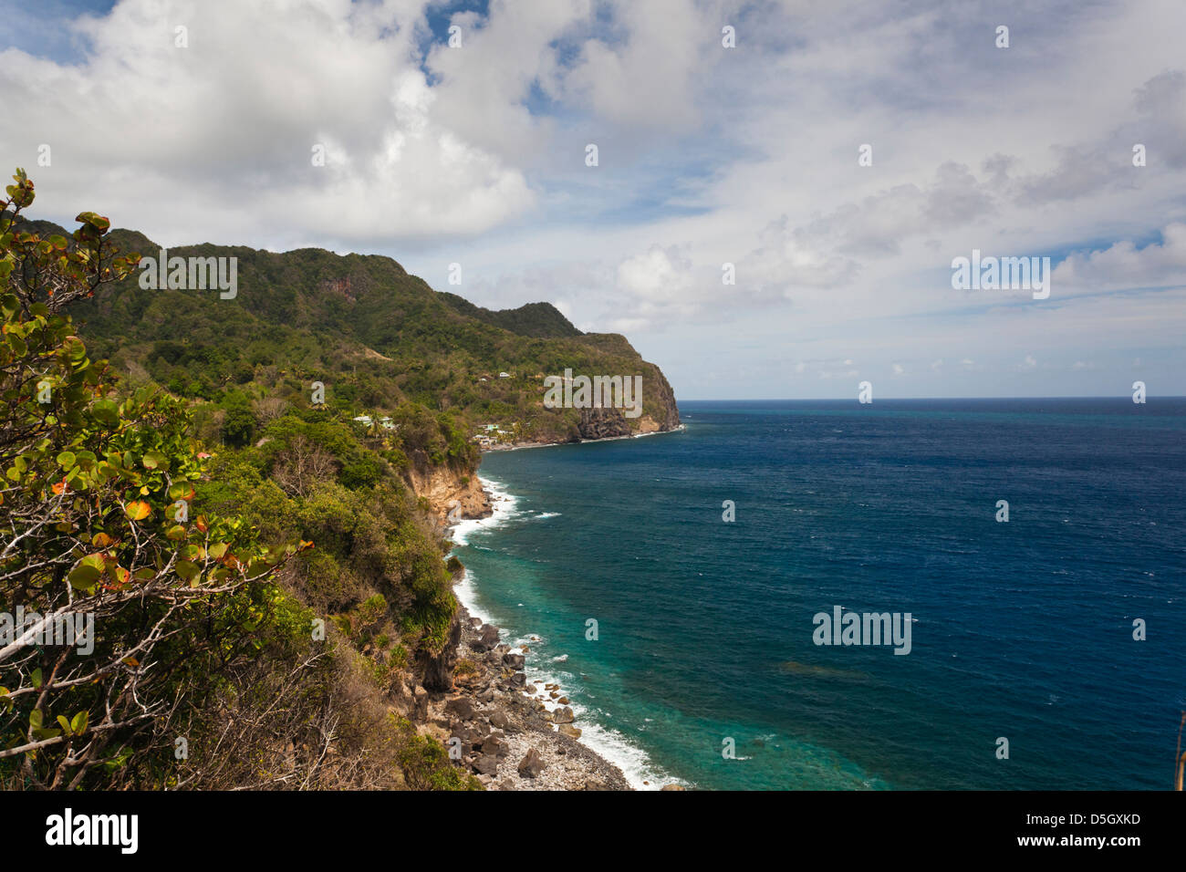 Dominica, Roseau, Grand Bay Area, Grand Bay Coastline Stock Photo Alamy