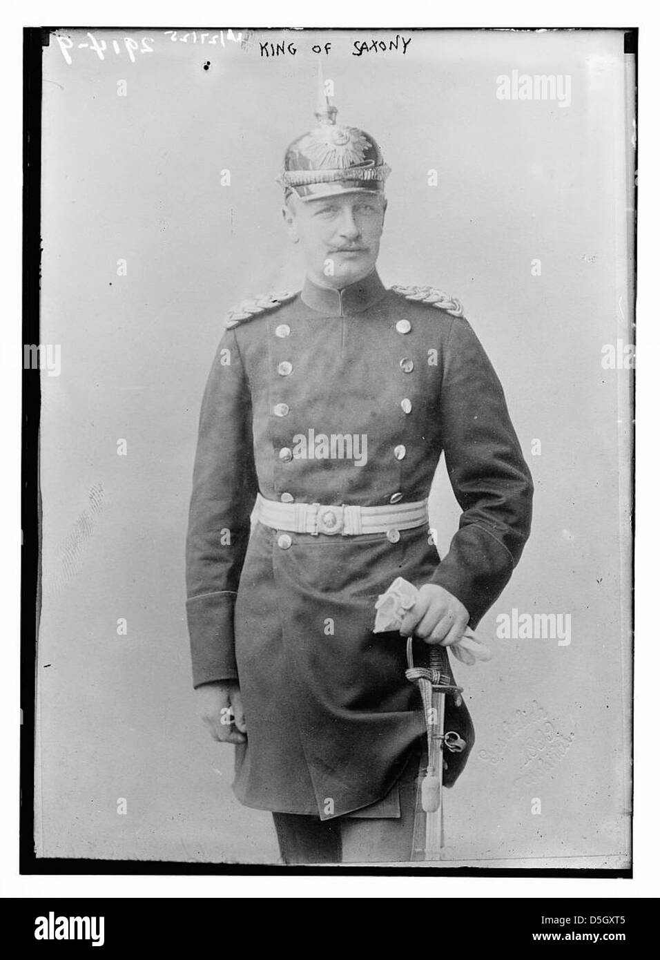 King of Saxony (LOC) Stock Photo