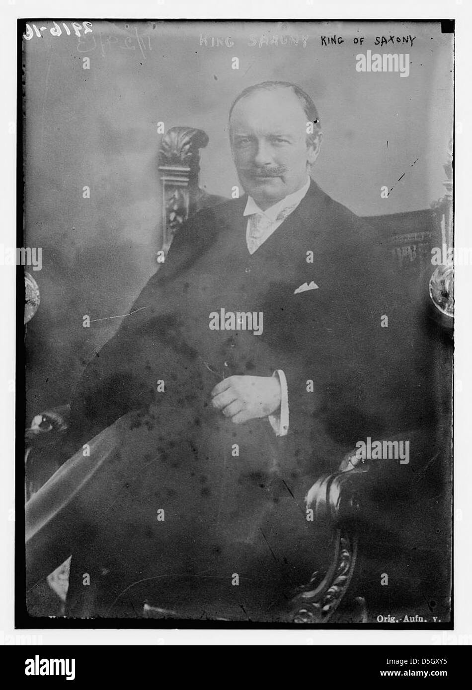 King of Saxony (LOC) Stock Photo