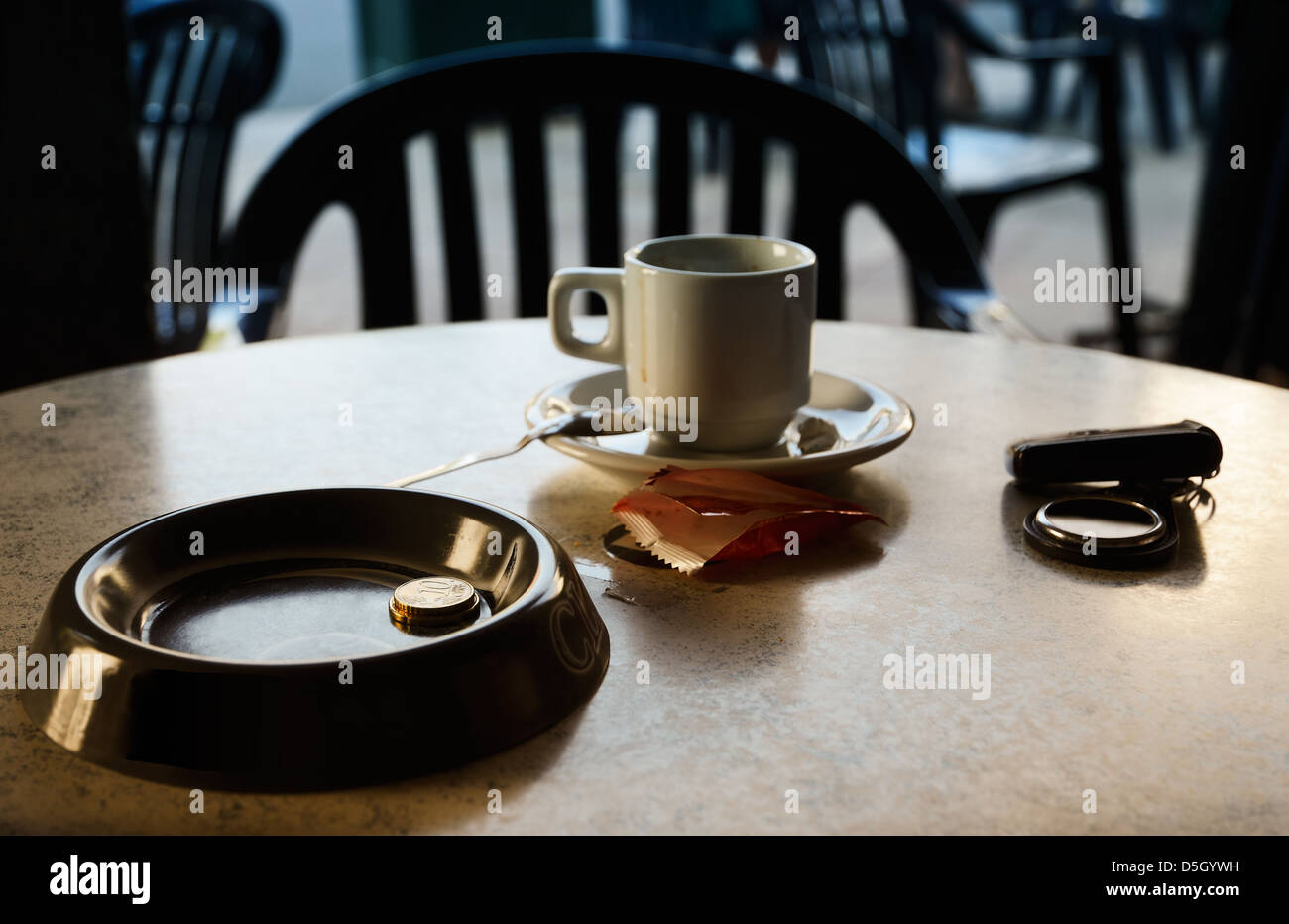 Drunk coffee Stock Photo Alamy