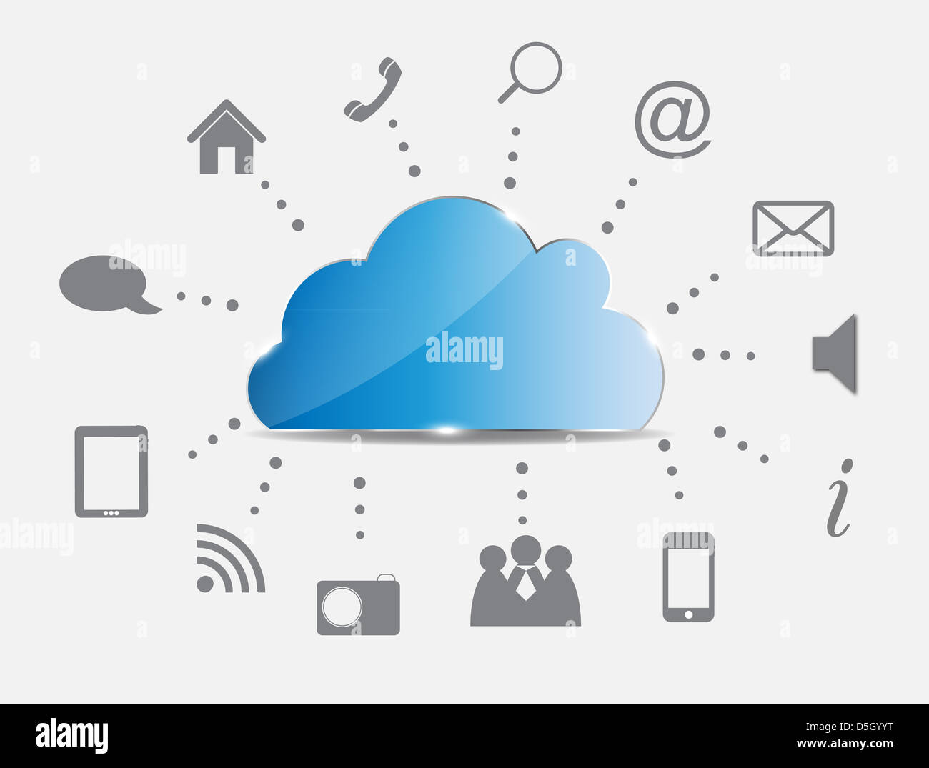 Cloud Computing Vector Illustration Stock Photo Alamy Cloud Computing Vector Illustration Stock Photo Alamy