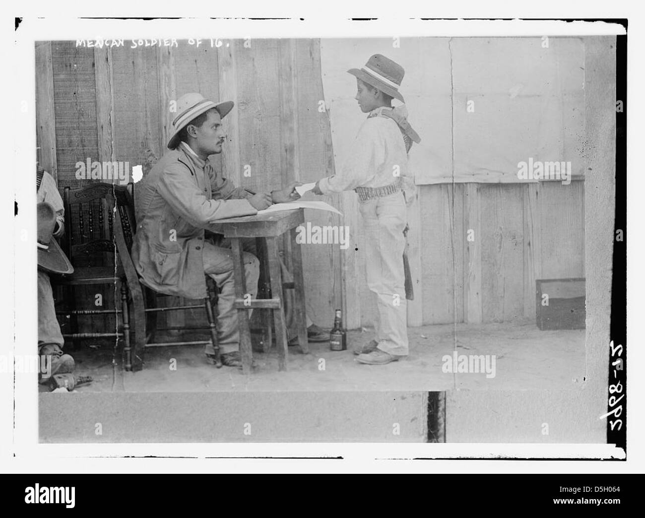 Mexican soldier -- 16 yrs. Old (LOC) Stock Photo