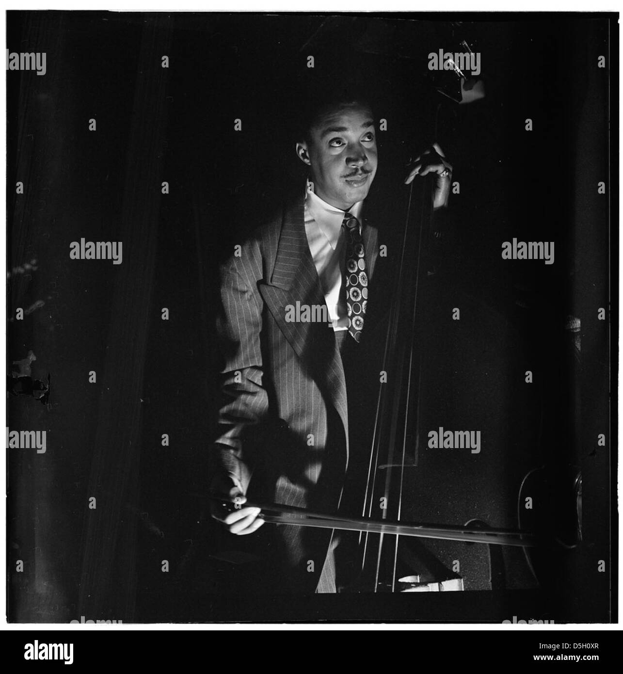 [Portrait of Slam Stewart, Three Deuces(?), New York, N.Y., ca. Sept. 1946] (LOC) Stock Photo