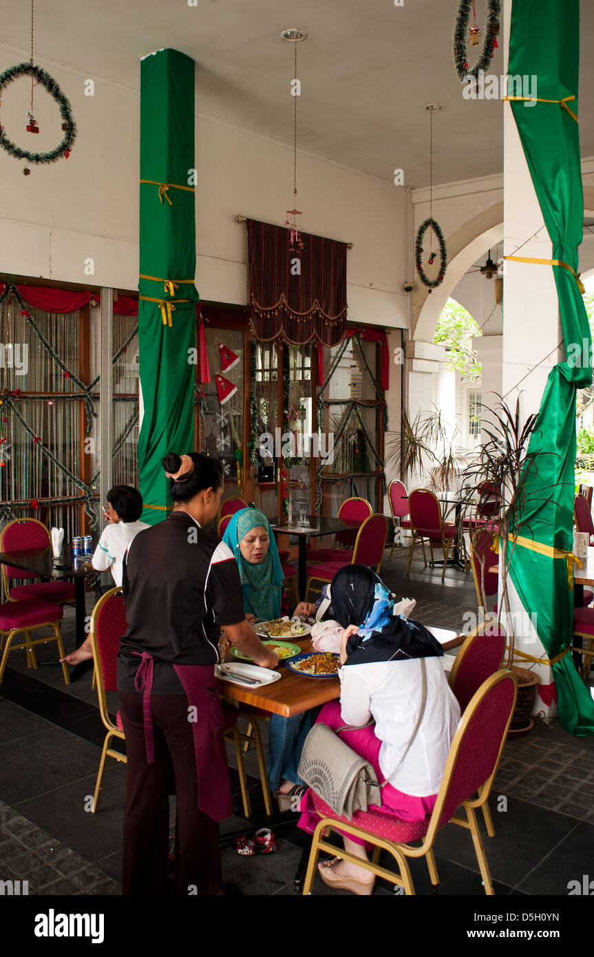Lebanese restaurant in old courthouse, kuching, sarawak, malaysia Stock Photo