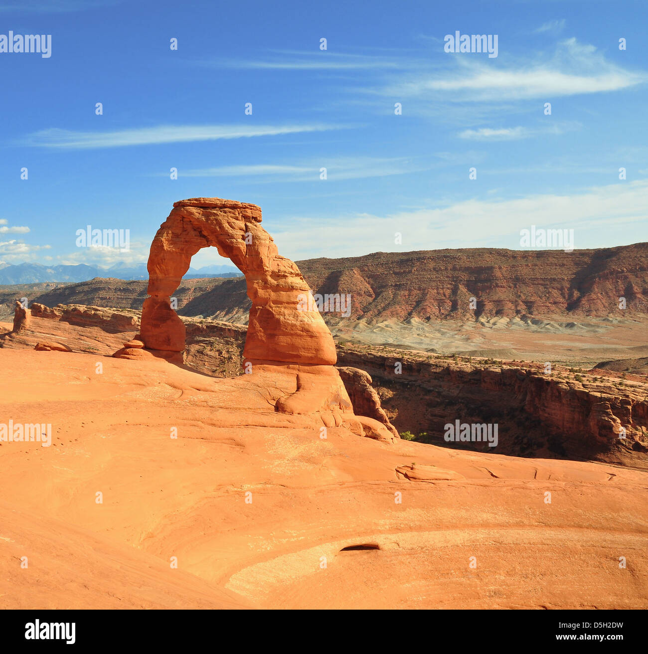 Delicate arch, Arches national park, Utah Stock Photo