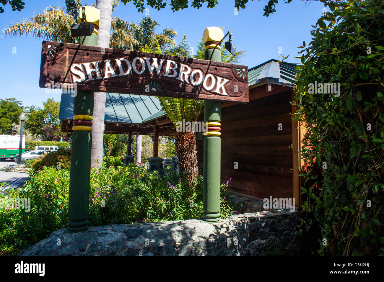 Shadow Brook Restaurant in Capitola California Stock Photo Alamy