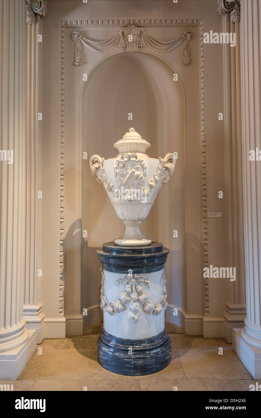 The interior of the beautiful Huntington Art Gallery at the Huntington