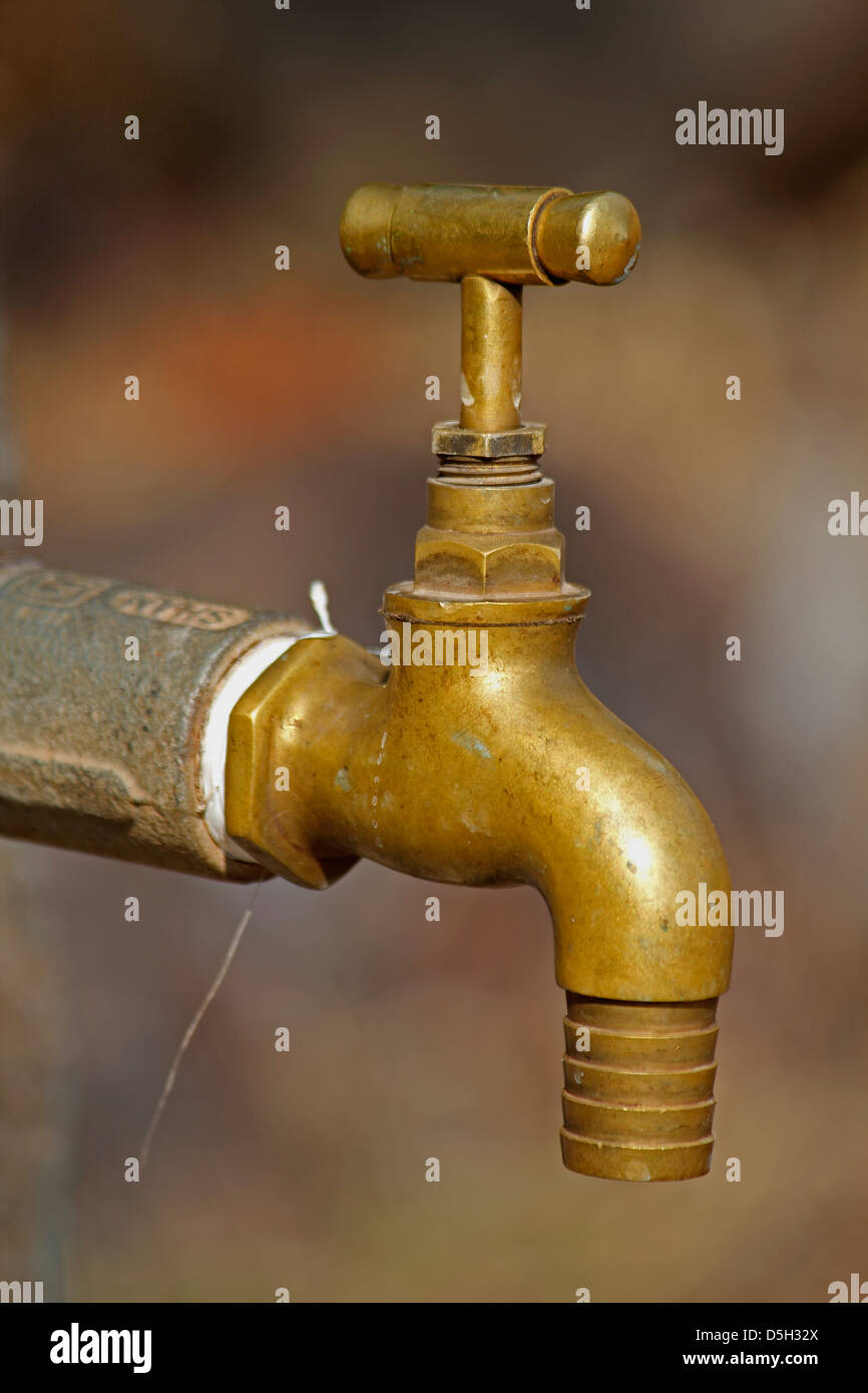 Community Water Tap Stock Photo Alamy