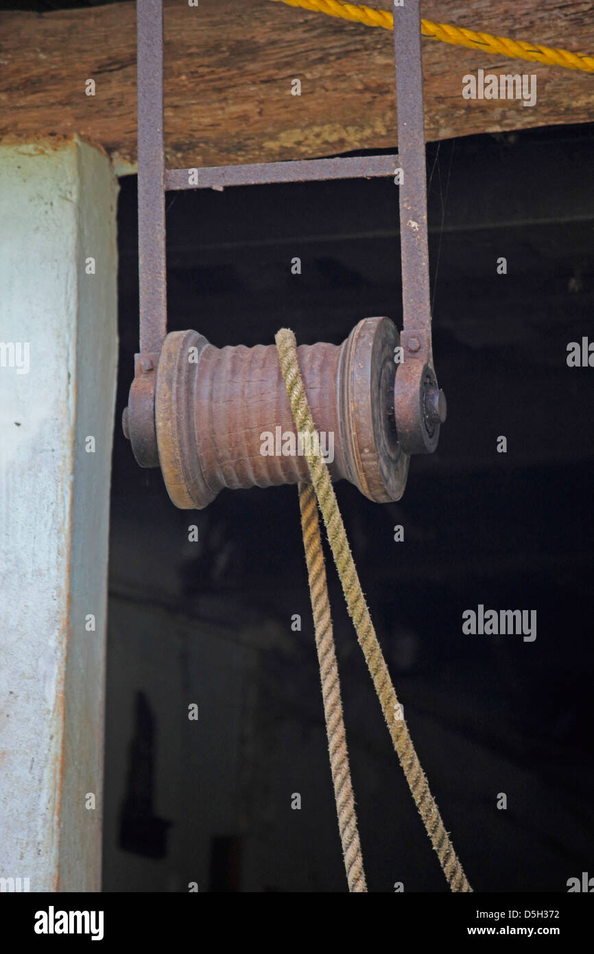 'Rahate', a pulley used for drawing water out of a well in a