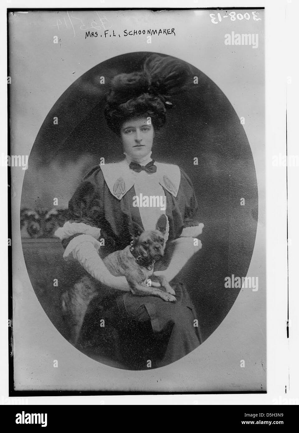 Mrs. F.L. Schoonmaker (LOC) Stock Photo