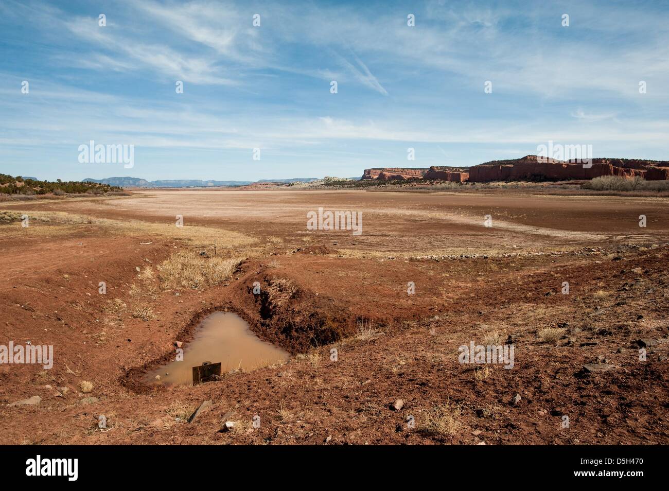 March 27, 2013 Window Rock, Arizona, U.S Red Lake, a 611acre warm
