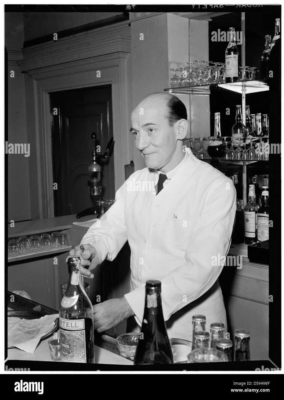 [Portrait of Joe Helbock, Charlie's Tavern, New York, N.Y., ca. Mar. 1947] (LOC) Stock Photo