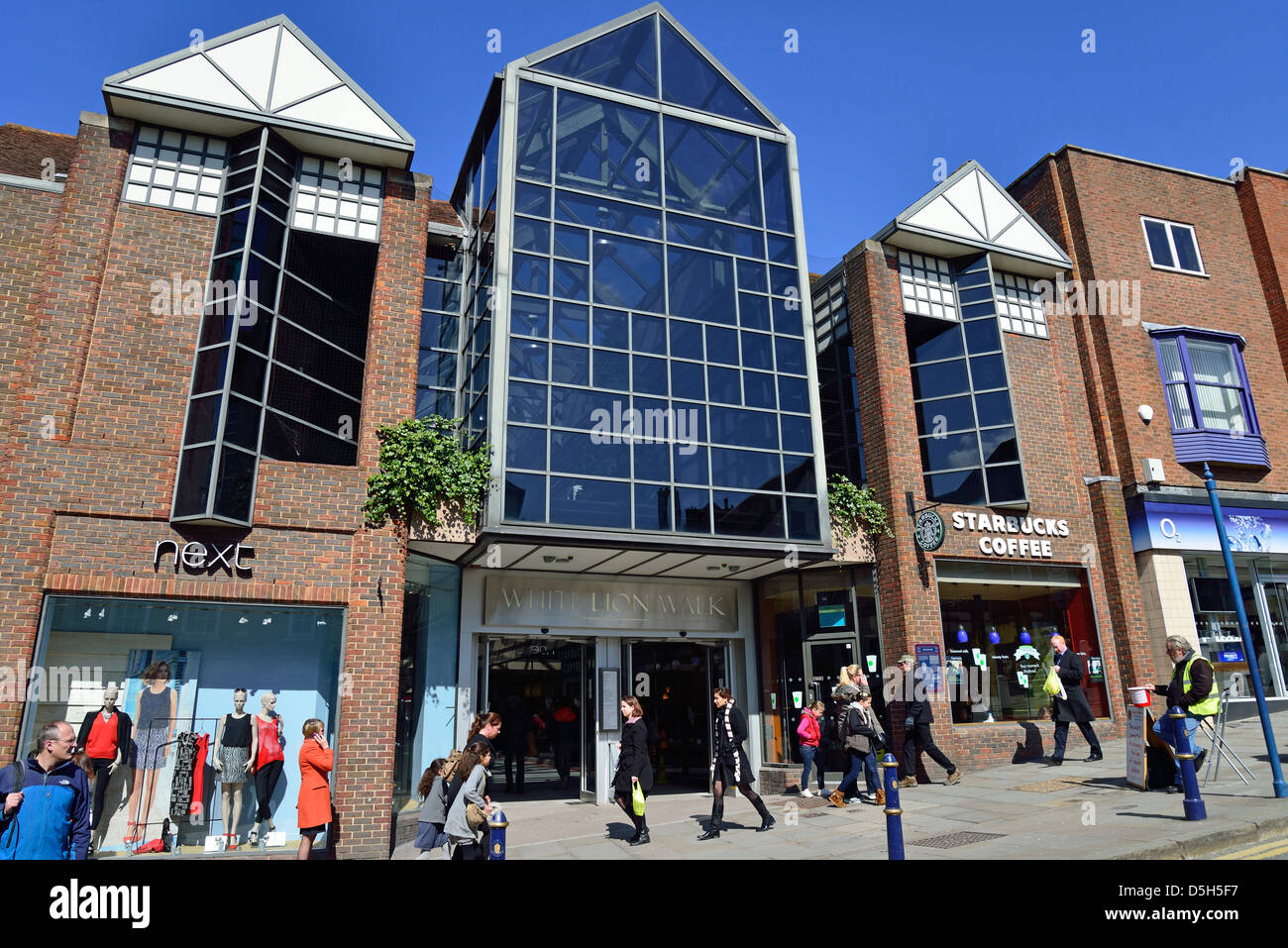 White Lion Walk Shopping Centre, White Lion Walk, Guildford, Surrey, England, United Kingdom