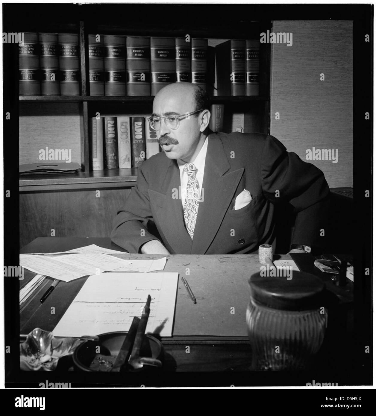 [Portrait of Chubby Goldfarb, ca. July 1947] (LOC Stock Photo - Alamy