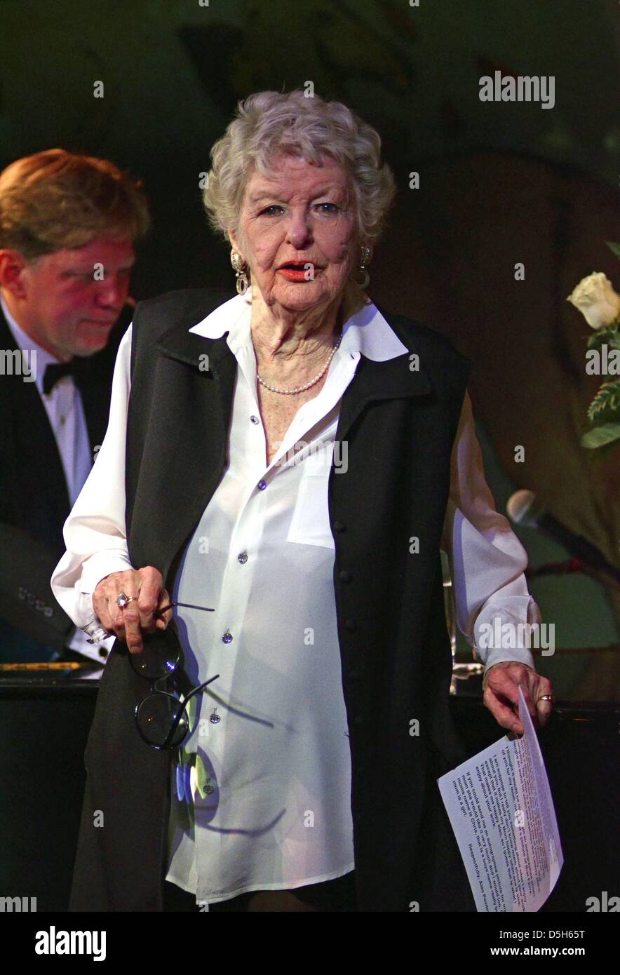 New York, USA. April 2, 2013. Elaine Stritch at arrivals for Elaine