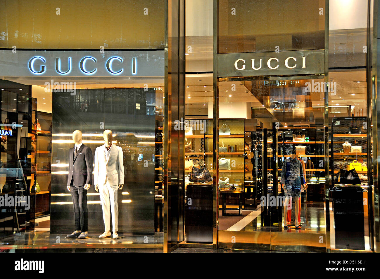 Gucci boutique Dubai mall Dubai UAE Stock Photo, Royalty Free Image ...