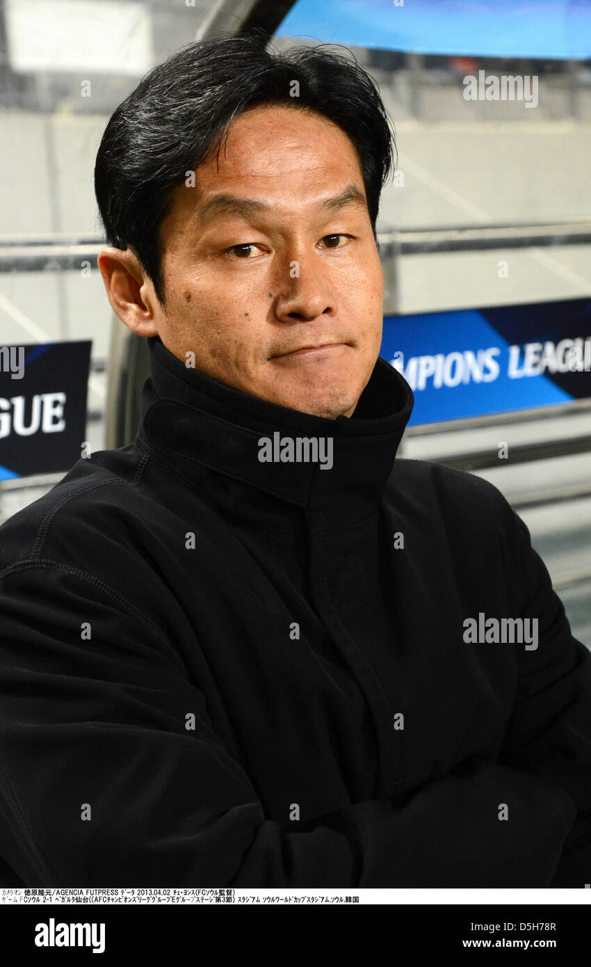 Choi Yong Soo Fc Seoul April 2 13 Football Soccer Head Coach Choi Yong Soo Of Fc Seoul Is Seen During The Afc Champions League Group E Match Between Fc Seoul