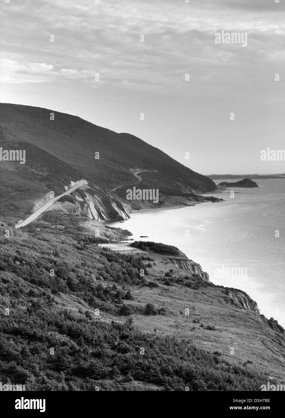 Cabot trail cape breton Black and White Stock Photos & Images Alamy