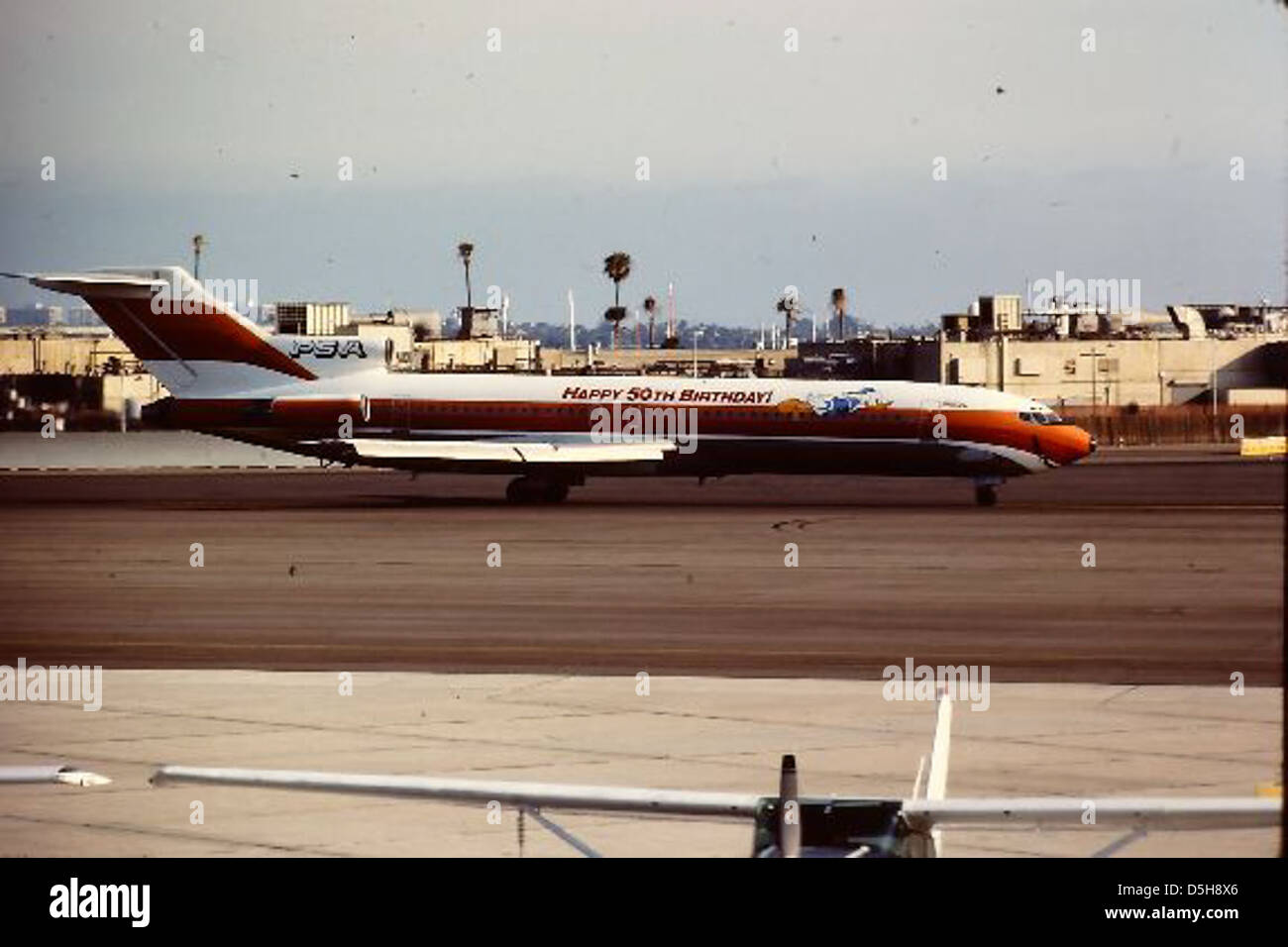 The Douglas DC-9, N555PS, on display at the San Diego Air and Space ...