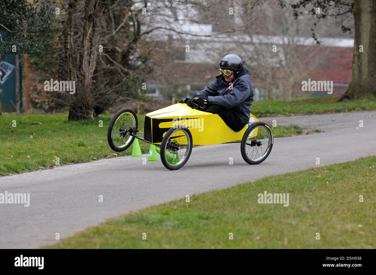 Soap box racing in Swansea, UK Stock Photo - Alamy