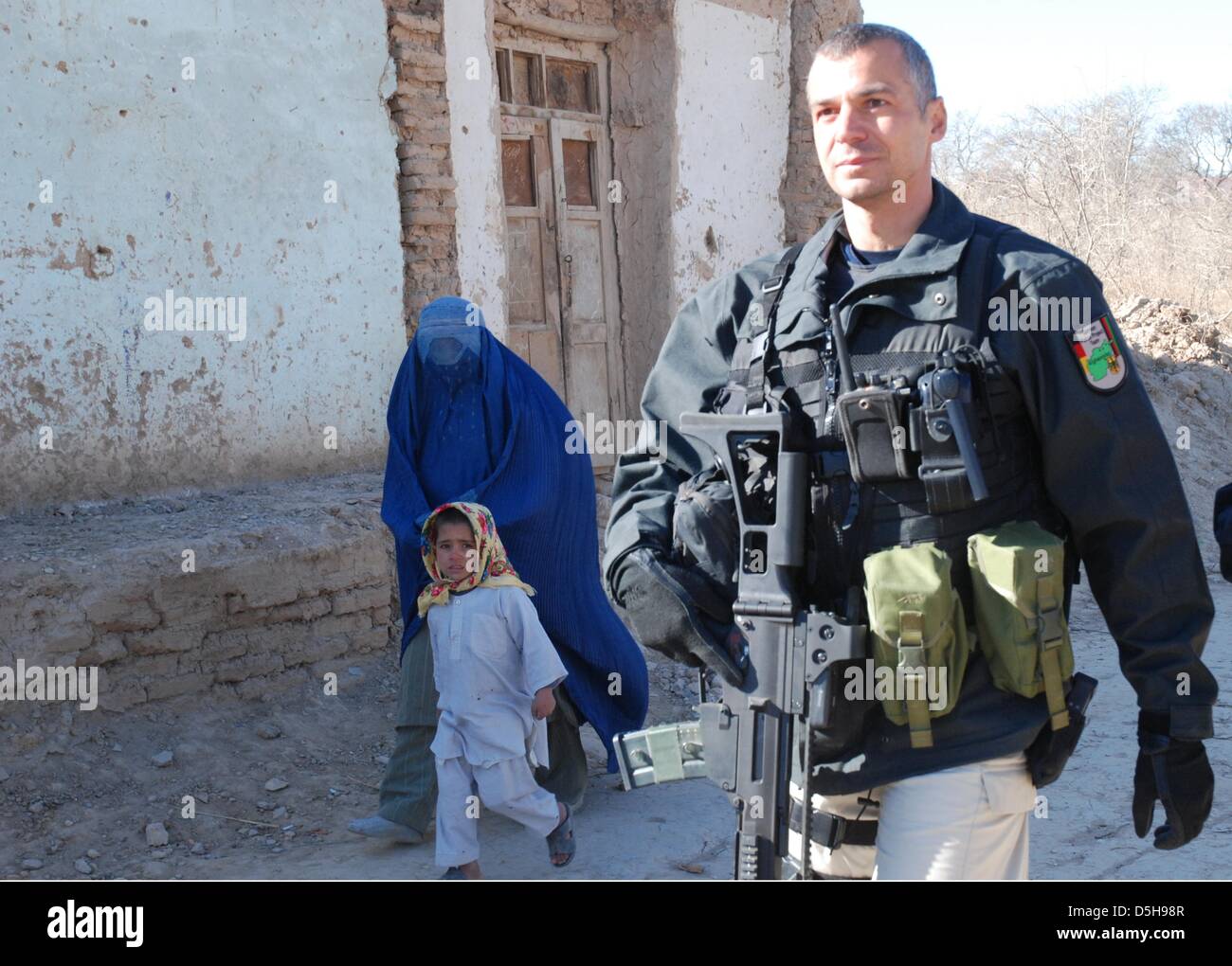 Bundeswehr soldiers in the line of duty in Kunduz, Afghanistan, dated ...
