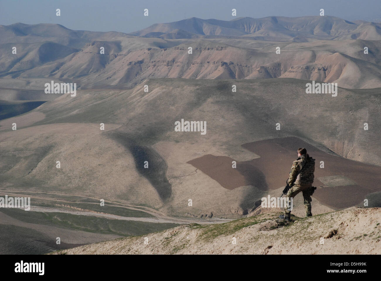Bundeswehr soldier in the line of duty in Kunduz, Afghanistan, dated ...