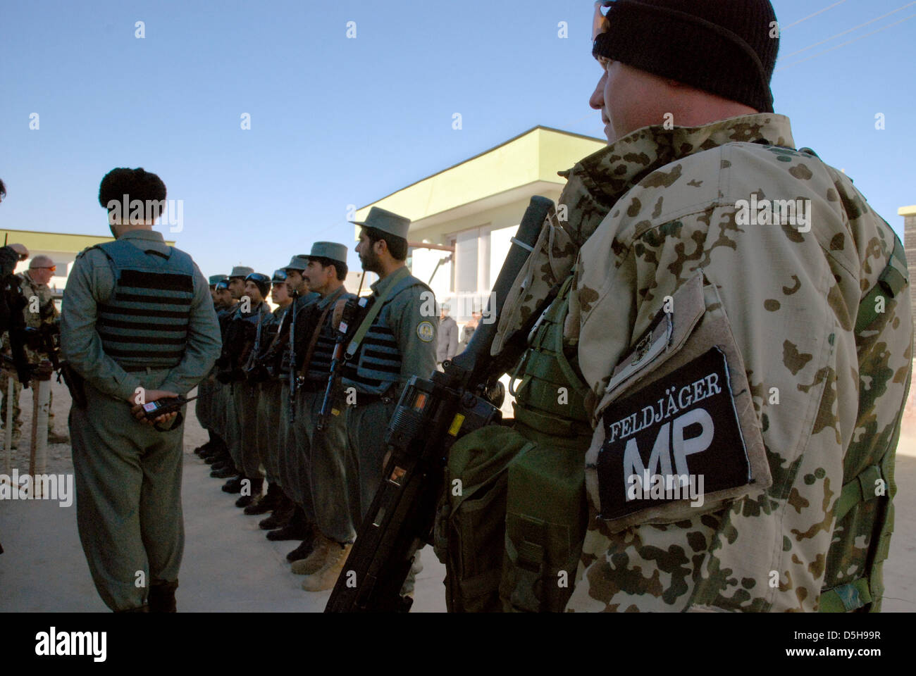 Bundeswehr soldiers in the line of duty in Kunduz, Afghanistan, dated ...