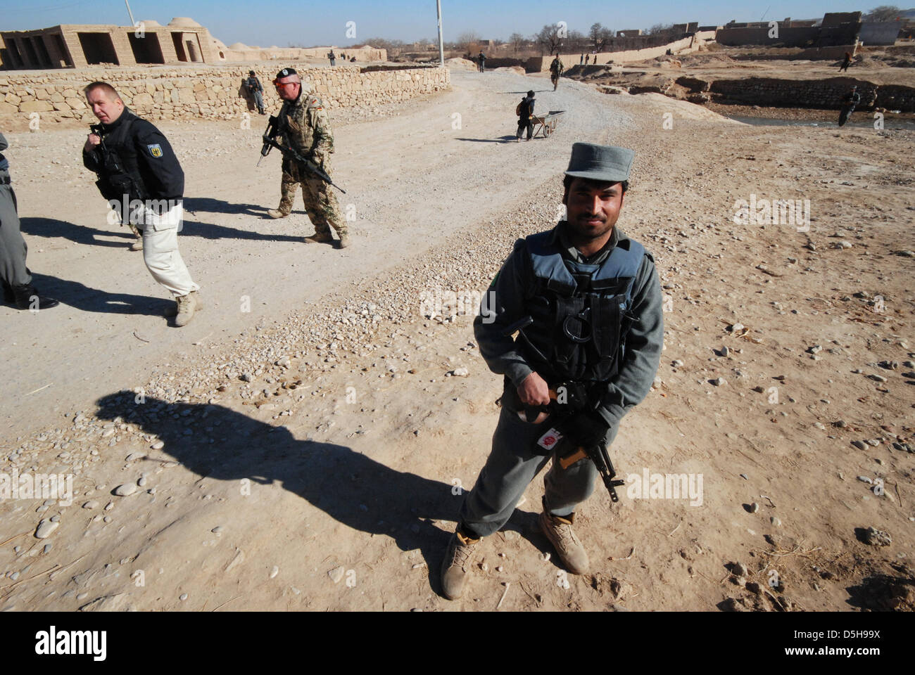 Bundeswehr soldiers in the line of duty in Kunduz, Afghanistan, dated ...