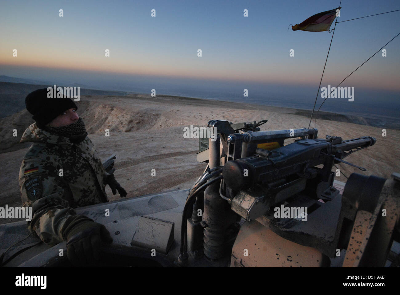 Bundeswehr soldier in the line of duty in Kunduz, Afghanistan, dated ...