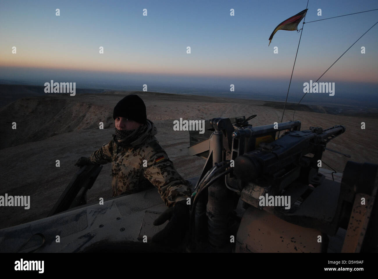 Bundeswehr soldier in the line of duty in Kunduz, Afghanistan, dated ...