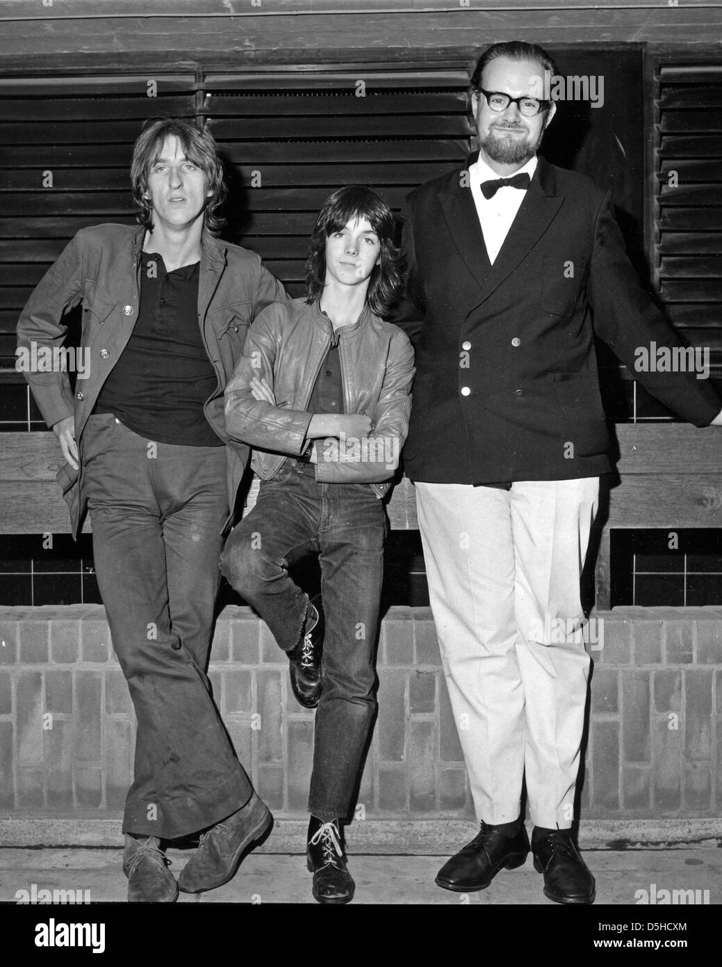 THUNDERCLAP NEWMAN  pop group in 1969. From left: Jimmy McCulloch, Andy 'Thunderclap' Newman, John 'Speedy' Keen.Photo Tony Gale Stock Photo