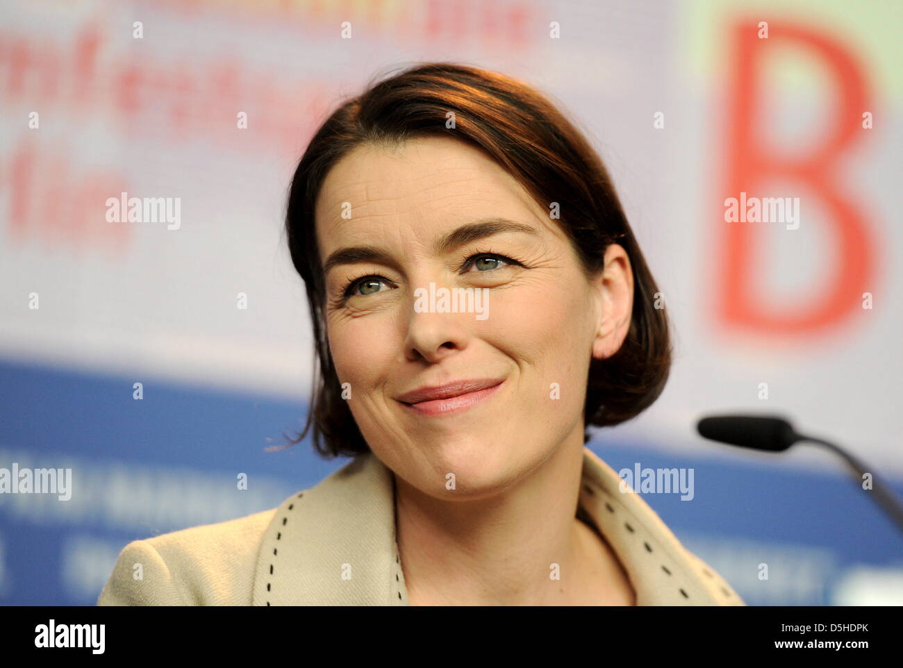 British actress Olivia Williams attends the press conference of the film 'The Ghost Writer' during the 60th Berlinale international film festival on Friday 12 February 2010 in Berlin. The festival runs until 21 Febuary 2010. Photo: Marcus Brandt dpa/lbn Stock Photo