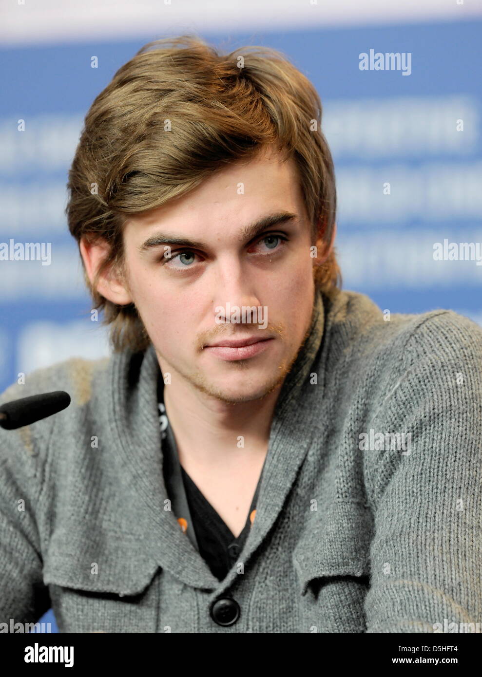 Finnish actor Lauri Tilkanen attends a press conference for the film 'Bad Family' (Paha Perhe) running in the Panorama Special section during the 60th Berlinale International Film Festival in Berlin, Germany, Sunday, 14 Febuary 2010. Photo: Tim Brakemeier dpa/lbn Stock Photo