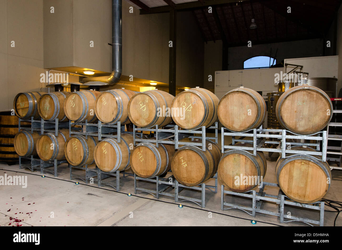 Barrels In A Winery High Resolution Stock Photography and Images - Alamy