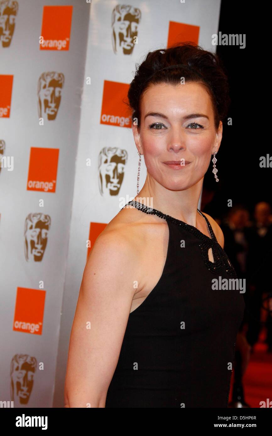 British actress Olivia Williams arrives for the 2010 Orange British Academy Film Awards (BAFTA) held at the Royal Opera House in London, Great Britain, 21 February 2010. The BAFTAs are the biggest and most prestigious British film awards honouring British as well as international cinematic talent. Photo: Hubert Boesl Stock Photo