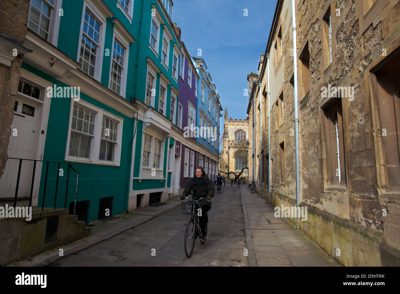 Oriel Street, Oxford, England, United Kingdom Stock Photo